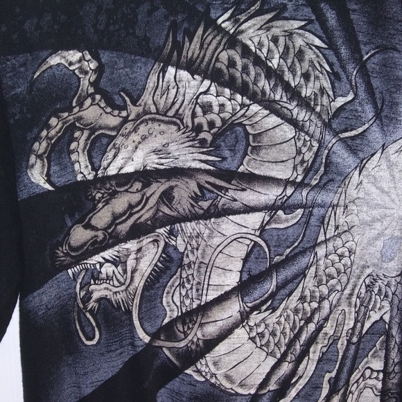 Black Wing / Hard-To-Find / Serpent Snake T-Shirt / Boys Small - Picture 4 of 10
